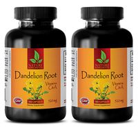 Diuretic and Anti-inflammatory - Dandelion Root 520 MG - Dietary Supplement - Dandelion Root for Water Retention - 2 Bottles 360 Capsules