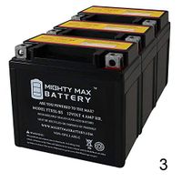Mighty Max Battery YTX5L-BS Replaces Husaberg FE400E/FE400E ElectricStart 03-01 - 3 Pack Brand Product