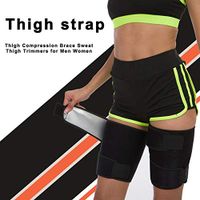 Foerteng-us Thigh Brace Support,Neoprene Adjustable Thigh Support Non-Slip Hamstring Compression Sleeve for Men & Women Hamstring Injury Prevention and Recovery