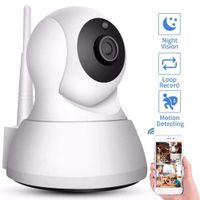 WOOKRAYS Home Security IP Camera, WiFi Wireless Network HD Camera with Motion Tracker Night Vision Remote Monitor, iOS/Android (720P)
