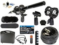 Professional Advanced Broadcast Microphone and accessories Kit for NIKON DSLR D5, D4S, D750, D810, D810a, D300s, D500, D610, D7100, D7200, D3300, D3200, D5100, D5300, D5500, D5600 Cameras