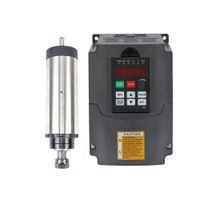 220v 2.2kw Air Cooled Er20 Japanese Bearing CNC Spindle Motor and Matching 2.2kw Variable Frequency Drive Inverter