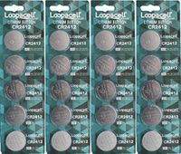 Loopacell CR2412 CR 2412 Lithium 3V 20 Batteries