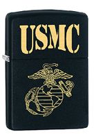 Zippo Personalized Message Engraved on Backside Customized U.S. Marine Corps. Windproof Lighter (Style7)
