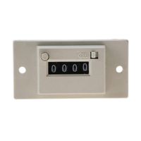 Electromagnetic Counter,CSK4-YKW 4 Digit Electromagnetic Counter AC 110V / AC 220V / DC 24V(AC220V)