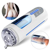 Male Masturbation six Toy Electric Vibrating Masturbator Cup Automatic Aircraft Cup Man Toy Hands Free with USB Rechargable Realistic 3D Sexyyy Underwear for Men T-Shirt