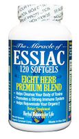Essiac Tea Softgels, 796 mg, 120 Soft Gels, Eight Herb Essiac, All Natural, Organic Caramel Color, No Brewing or Refrigeration, Great for Travel, 30 Day Supply