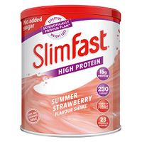 Slim-Fast Summer Strawberry Flavour Milkshake Powder - 12 Servings (438g)
