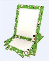 Whimsy Green Snowman Stationery - 100CT