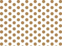 Gold Metallic DOTS Design Print Gift Grade Tissue Paper Sheets - 20" x 30" Package Amount (48)