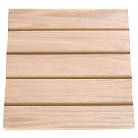 Slatwall Panel 8w x 4h Feet in Red Oak Veneer - Case of 2