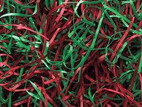 Green & Red Veryfine Cut™ Shred 10 lb Box ~ Spring-fillÂ Shred - WRAPS-SP10GR