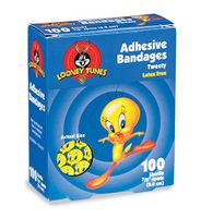 Tweety Bandage Spots - First Aid Kid Supplies - 2400 Per Pack