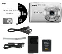 Nikon Coolpix S202 Digital Camera (Silver)