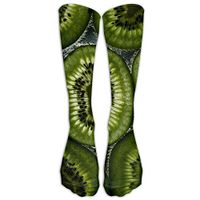 ZXX Men&Women Kiwi Fruits Casual Mid-calf Socks Casual Sports Novelty Below Knee Tube Stockings One Size