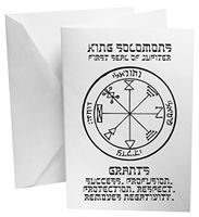 Jupiter 1 Solomon Seal Profusion Protection Success Gift Box Set of 12 Note Cards