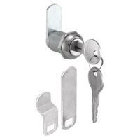 Defender Security U 9943KA (Keyed Alike) Drawer and Cabinet Lock - Secure Important Files and Drawers, 7/8", Diecast Stainless Steel, Fits on 9/16" Max Panel Thickness