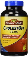 Nature Made CholestOff Plus 900 mg Plant Sterols Stanols - 200 Softgels Each (Pack of 2)
