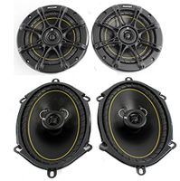 2) Kicker DS60 6.5" 200 Watt+ 2) DS68 6x8" 140W 2-Way Car Coaxial Audio Speakers