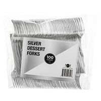 Disposable Mini Cutlery - 100 Pack - by Aya's Cutlery Kingdom (3.75" Forks)