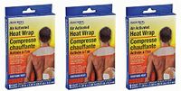 Air Activated Heat Wraps, Neck, Wrist, Shoulder Pain Therapy, 3-ct Set