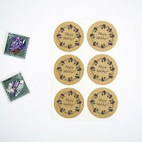 Happy Holidays Wreath Stickers, Round Seals, Labels, Gift Wrap, by Once Upon Supplies, 1.5 Inches, 30 Stickers