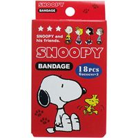 Peanuts Snoopy Adhesive Bandages Cute Band Aid 18 pcs 17AUGSR01