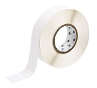 Brady THT-136-499-3 0.75" Width x 1.5" Height, B-499 Nylon Cloth, Matte Finish White Thermal Transfer Printable Label (3000 per Roll)