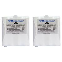Esaska(TM) BRAND NEW - Midland Avp8 2-way Radio Accessory (2 Pk Of Gmrs Batteries For 200 &