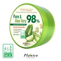 [PLANTCO] 1 Pack Pure & Aloe Vera 98% Moisture Soothing Gel 300ml / Halal Certified/Face, Body, Hair Moisturizing