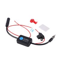 Fydun Antenna Radio Amplifier Universal 12V Car FM Radio Aerial Antenna Signal Reception Amplifier Booster