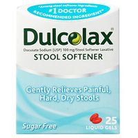 DulcoEase Stool Softener with HydroSoft Action, 25 Liquid Gels