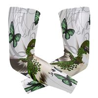 LEVEIS Bird Arm Sleeves UV Protection for Men Women Sunblock Protective Gloves Running Golf Cycling Driving Long Arm Cover 1 Pair