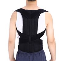 Breathable Magnetic Athletic Posture Support Back Brace Correction Belt Adjustable for Back Pain, Improves Posture for Teenagers Children Kids Adults(Medium Size 27.5-31.5 inch)