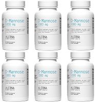 Alerna Kidney Health: D-Mannose (1000mg) with Organic Rose Hips and Cranberry Concentrate to Support Normal Urinary Tract Function - (6 Bottles)