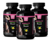 Fertility Pills Natural - Fertility Natural Formula - for Women's ONLY - Saw Palmetto Supplements for Women - 3 Bottles 360 Capsules