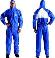 3M 4530 Blue Large SMMS Polypropylene Disposable General Purpose & Work Coveralls - Fits 39 to 43 in Chest - XL457000146 [PRICE is per EACH]