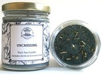 Art of the Root Uncrossing 8 oz Soy Herbal Spell Candle for Hexes, Curses, Jinxes & Negativity Hoodoo Wiccan Pagan Voodoo Magick