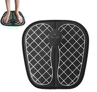 HZYWL Intelligent Foot Massager EMS Muscle Stimulation Foot Circulator USB Rechargeable Low-Frequency Pulses 10 Adjustable Intensity Blood Circulation Muscle Pain Relief