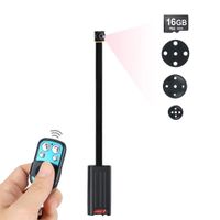 WiseupTM 16GB 1920x1080P HD Hidden Camera Button Mini DV Camcorder Motion Detection Security DVR Video Recorder