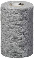 PowerFlex Self Adherent Tape, Latex, Athletic Tape, Grey, 4", 12 Rolls per Case