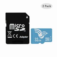ADROITLARK Memory Card 32GB Micro SD Card Class10 2 Pack with Adapter for Phone/Tablet/Camera(U1 32GB-2Pack)