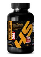 Prostate Capsules - Saw Palmetto 500 - Pure and Potent Ingredients - Saw Palmetto Bulk Supplements - 1 Bottle 100 Capsules