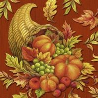Abundant Cornucopia Beverage Napkins