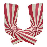 LEVEIS Japanese Flag Arm Sleeves UV Protection for Men Women Sunblock Protective Gloves Running Golf Cycling Driving Long Arm Cover 1 Pair