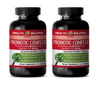 Digestive enzymes Capsules - PROBIOTIC Advanced Blended Complex - probiotic for Men Gut Health - 2 Bottles 120 Capsules