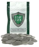 Leaf Lock Gear Premium Stainless Steel Tobacco Pipe Screen Filters - 3/4" (.75) (250)