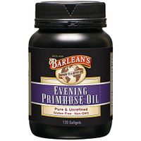 Barlean's Organic Oils Organic Evening Primrose Oil, 120 softgels/1300 mg ea. Bottle