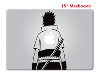 Uchiha Sasuke Naruto for MacBook Laptop car die-Cut Vinyl Decal Sticker (15 inch MacBook, Black)