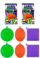BetterSponge Cleaning Dishwashing Silicon Mildew-Free Sponges As Seen On TV (6)